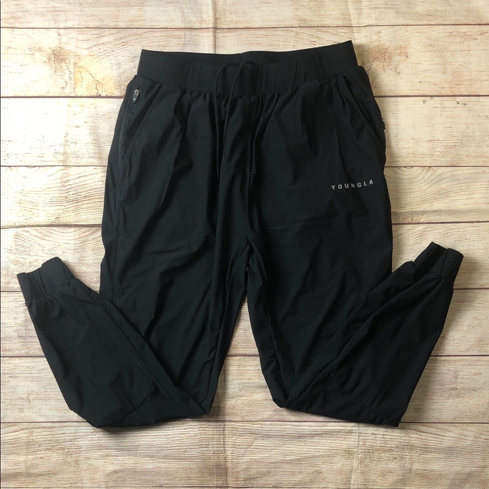 YoungLA‎ Black Jogger Pants